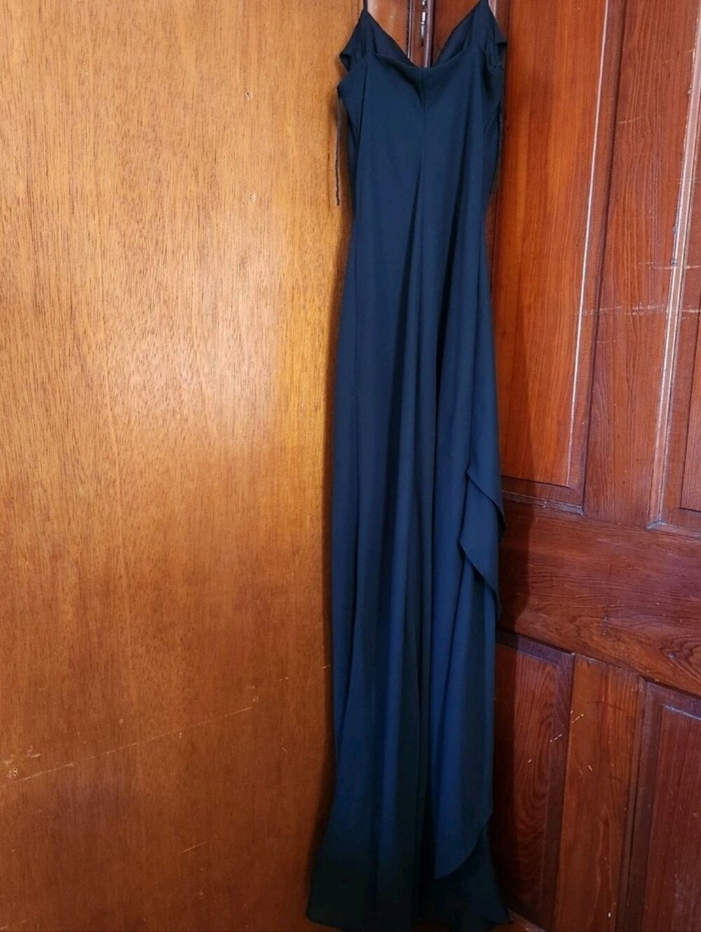 Vintage Onyx Nite Long Black Dress Size 8